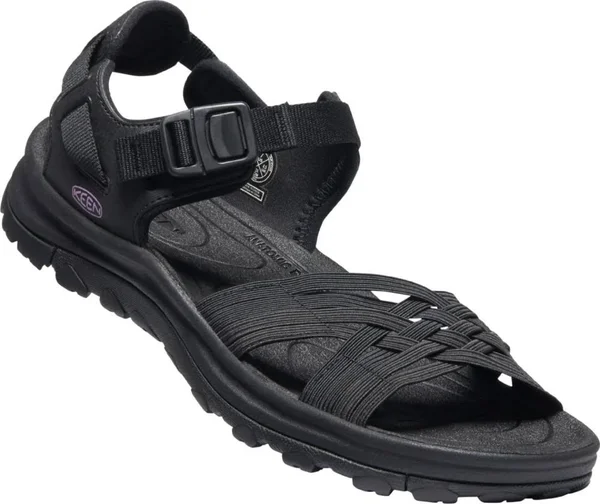 Keen Women's Terradora II Strappy Open Toe - Black/African Violet - 7.5