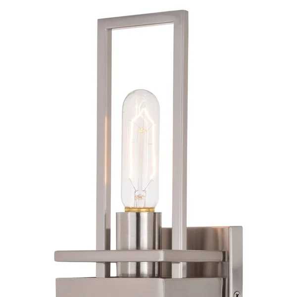 Vaxcel W0344 Marquis - 1 Light Wall Sconce Satin Nickel Finish