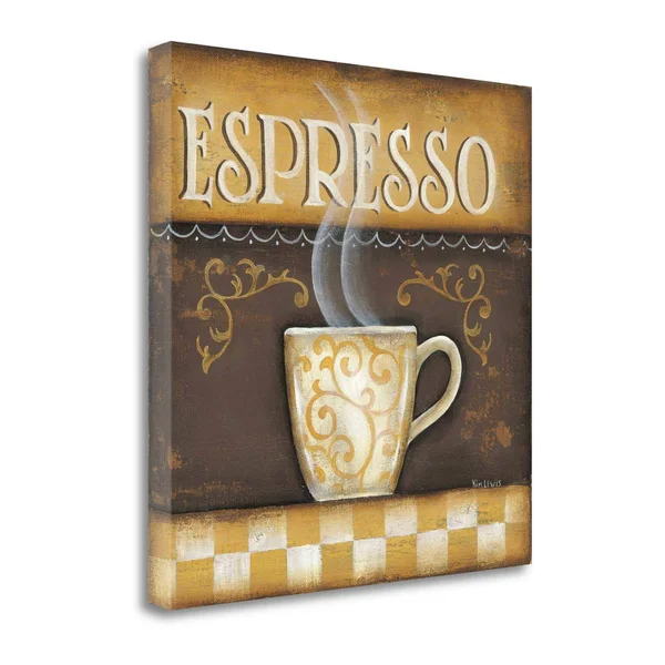 Espresso by Kim Lewis Fine Art Giclee Print on Gallery Wrap Canvas