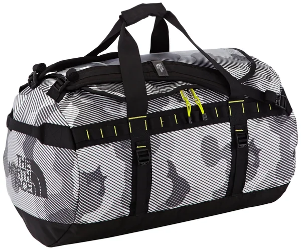 The North Face Base Camp Duffel, Astd, TNF White/Cloud Camo Print, Medium