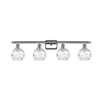 Harto Dimmable Vanity Light Orren Ellis Finish: Polished Chrome - Bulb Type: 60 Watt Vintage Incandescent Bulb, Number of Lights