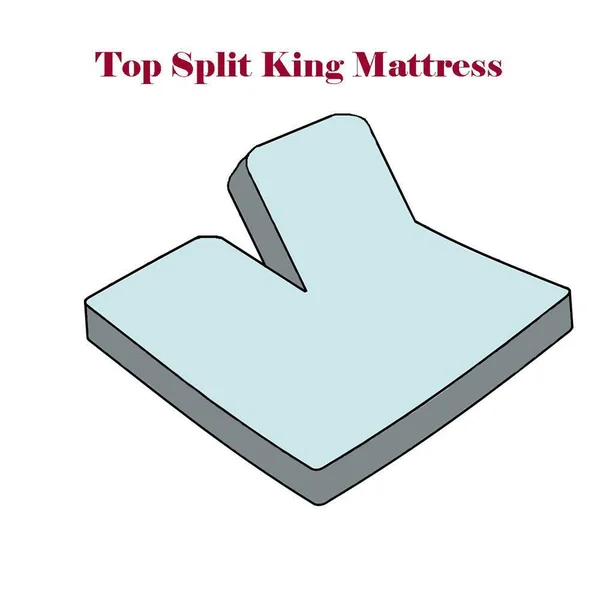 1000TC Split Head King Sheets Made from 100% Cotton Sea