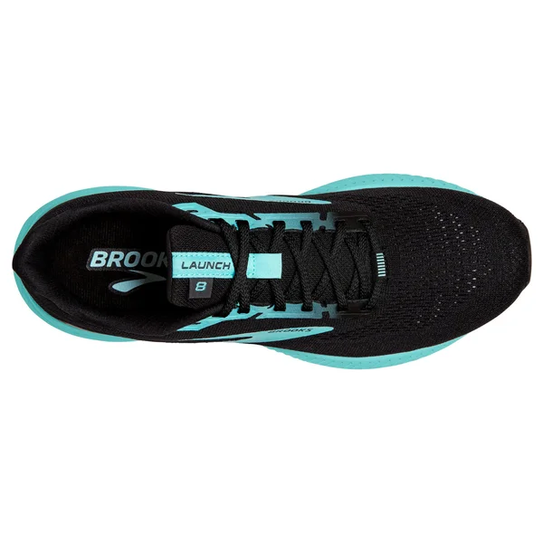 Brooks Women's Launch 8 - Black, Ebony, Blue Tint