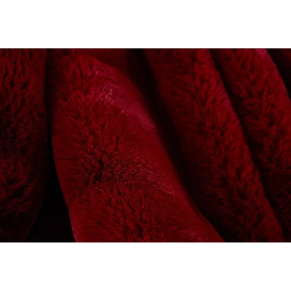 Amazing Rugs RSTNB5060 50 x 60 in. Cassilda Luxury Chinchilla Faux Fur Throw Blanket Navy Blue
