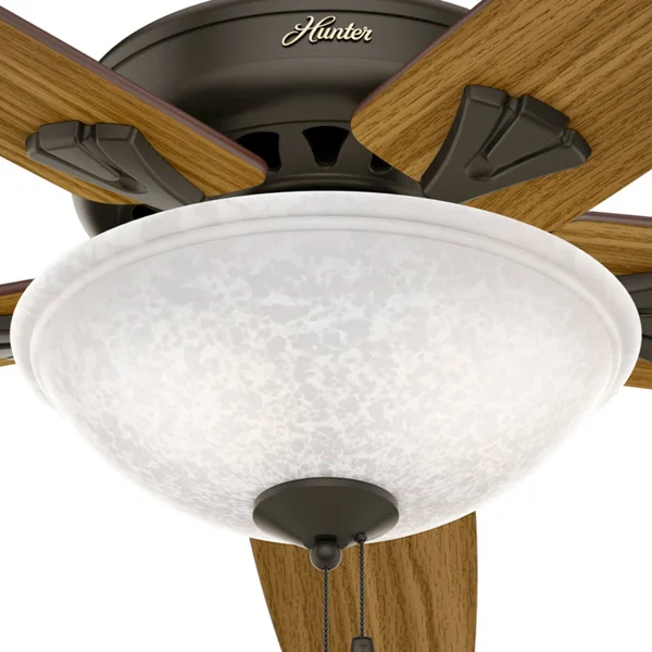 Hunter 51122 Stockbridge 70x22 Ceiling Fan with LED Lights, Brushed Nickel
