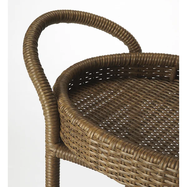 Butler PEVITA Rattan Serving Cart