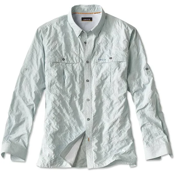 Orvis Open Air Plaid Caster Shirt - Men's Coastal Blue, L