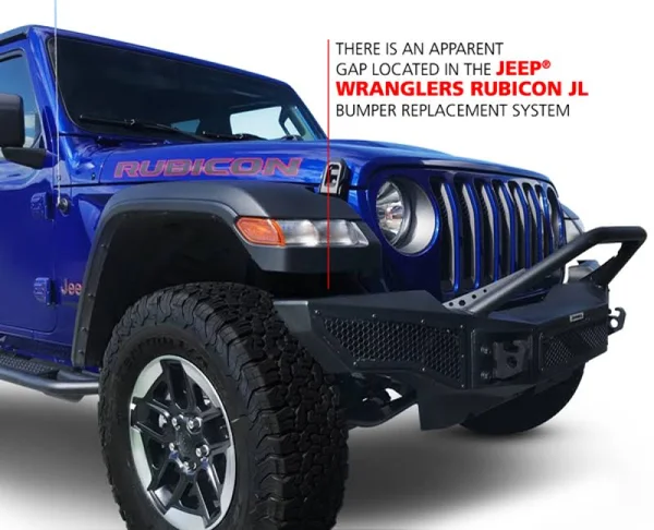 Go Rhino 331201T - Rockline Winch Ready Full Width Front Bumper