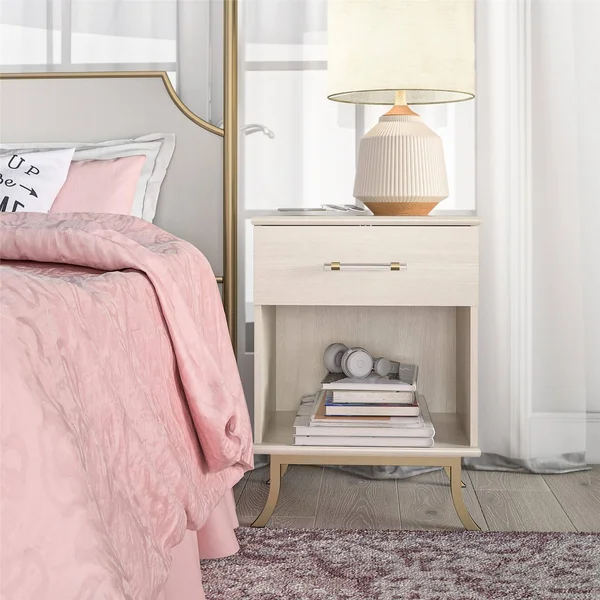 Little Seeds Monarch Hill Clementine Nightstand, White