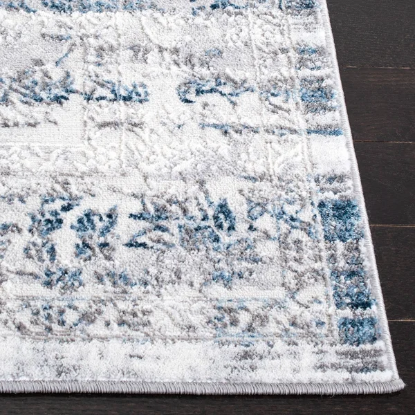 Safavieh Amelia Rug Collection ALA217F - Grey - Blue - 9' x 12'
