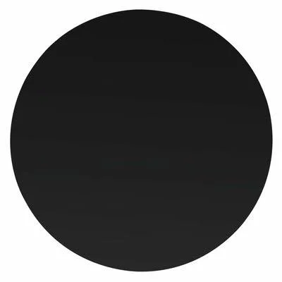 Nimmons Round Table Top East Urban Home Color: Black, Size: 31.5x22 L x 31.5x22 W