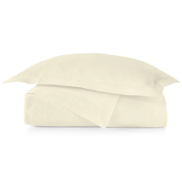 Peacock Alley Vienna Euro Sham, Ivory