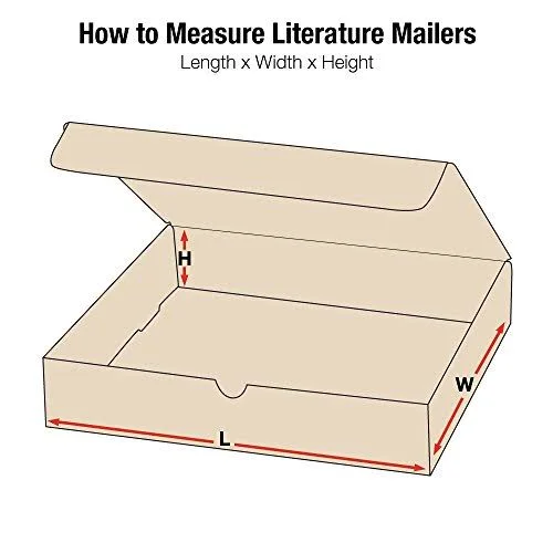 18x22 x 12x22 x 3x22 Kraft Literature Mailer 25/Bundle