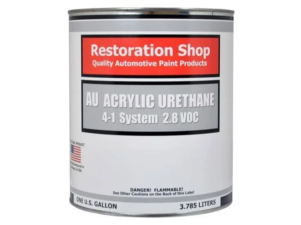 Restoration Shop Emerald Green Metallic Acrylic Urethane Auto Paint Complete Gallon Paint Kit - Single Stage High Gloss