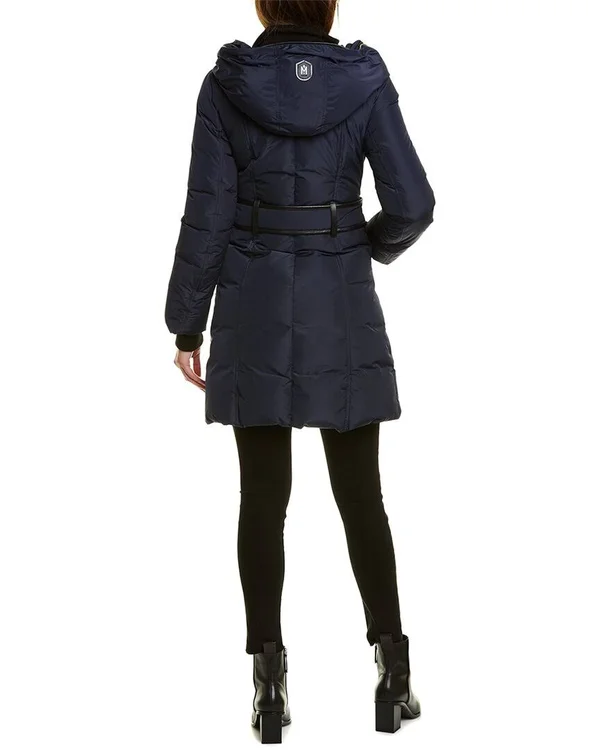 Mackage Kay Leather-Trim Down Coat