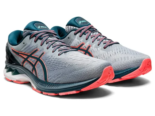 Asics Men's Gel-Kayano (Wide) 27 Sheet Rock-Magnetic Blue - 11.5