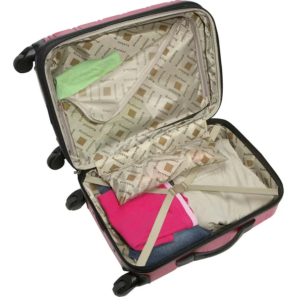 Rockland Melbourne 20x22 Expandable ABS Carry on