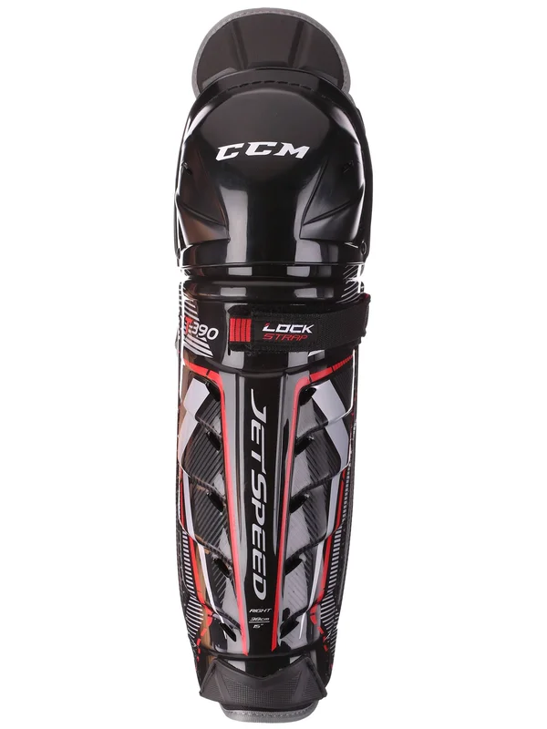 CCM JetSpeed FT390 Junior Shin Guards 12x22