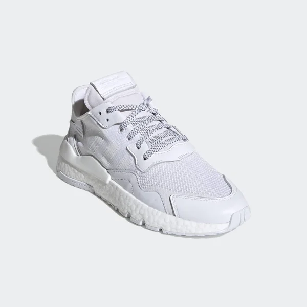 Adidas Nite Jogger Shoes White 9.5 - Mens Originals Shoes