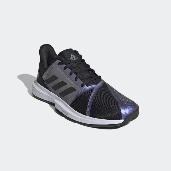 Adidas Men's CourtJam Bounce Tennis Shoes, Black