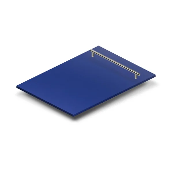 ZLINE Kitchen & Bath 18x22 Dishwasher Panel in Blue Matte with Modern Handle (DP-BM-H-18)