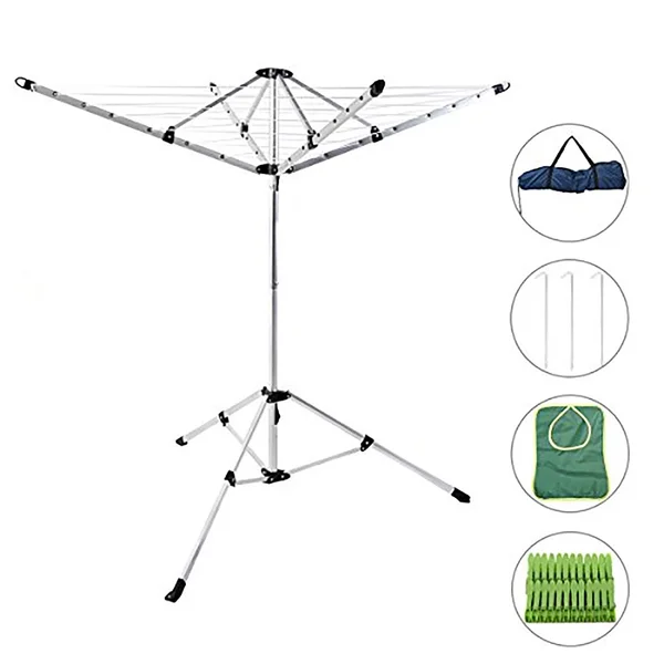 Drynatural Foldable Umbrella Drying Rack Clothes Dryer for Laundry 4 Arm 28 for