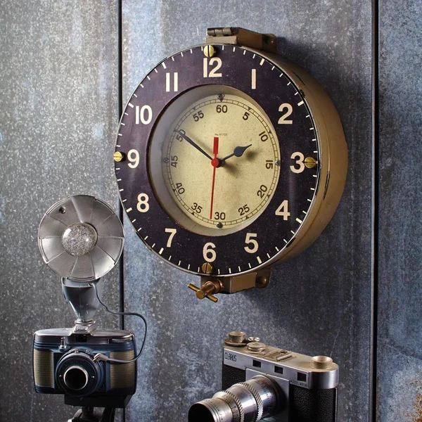 Pendulux Marine Wall Clock Gray