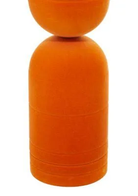 Monroe Lane Iron Modern Candle Holder Set of 3 - Orange