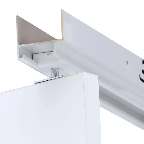 Impact Plus 36 in. x 80 in. Mir-Mel Mirror Solid Core White MDF Full-Lite Interior Closet Wood Bi-Fold Door with White Trim