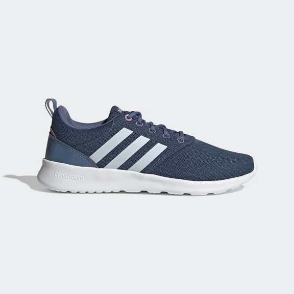 adidas - womens, QT Racer 2.0, Crew Blue/Halo blue/cherry Metallic, 5.5