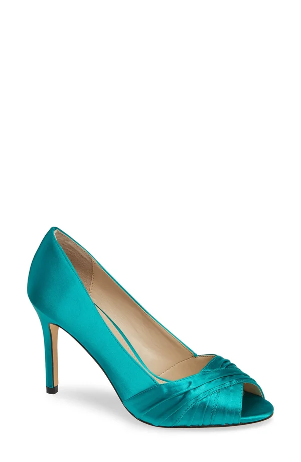 Nina Women's Rhiyana Satin Pump - Oasis - 10W
