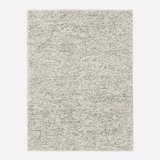Mini Pebble Jute Wool Rug, 2.5'x7', Natural/Ivory - Rugs - Home Decor - Floor Decor