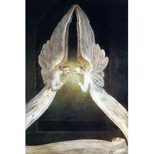 Buyenlarge &Christ in The Sepulcher& by William Blake Painting Print Size: 42x22 H x 28x22 W x 1.5x22 D