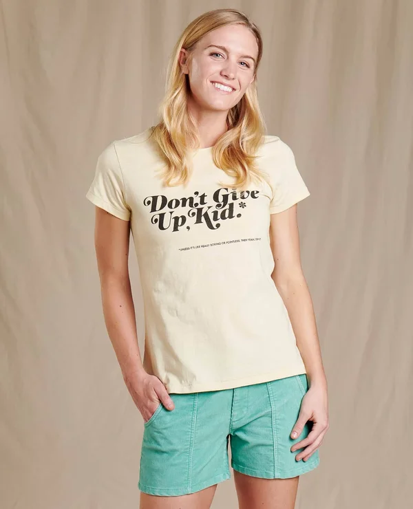 Toadu0026Co Primo Daily Short Sleeve Tee - Women's Sunset Vintage Wash, S