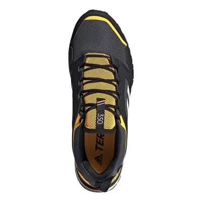 Adidas Terrex Agravic TR GORE-TEX Trail Running Shoes - Men - Grey Six - Cloud White, Solar Gold - 11