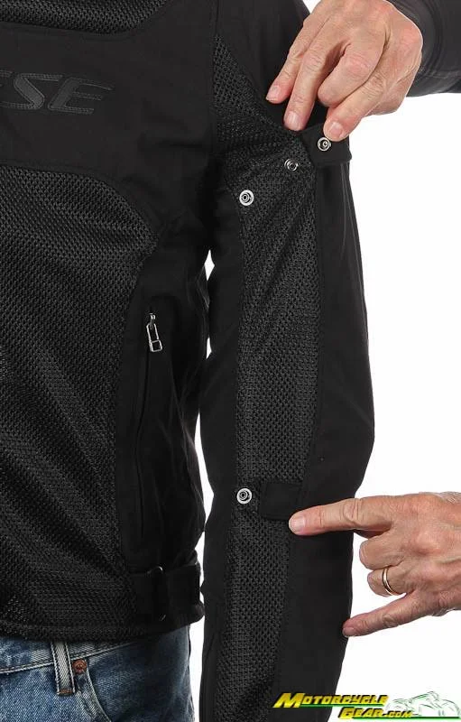 Dainese Air Frame D1 Tex Jacket Black- White -Red 50