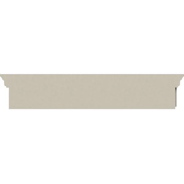 Ekena Millwork CRH09X85DE 85x22 Bottom Width x 89 3/4x22 Top Width x 9 3/8x22H x 7/8x22P Dentil Crosshead