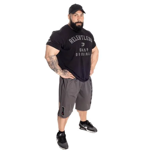 Gasp Official Pro Mesh Shorts in Grey Size S