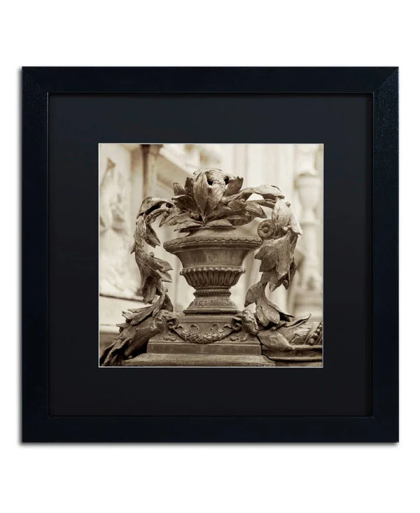 Trademark Art Alan Blaustein 'Giardini Italiano II' Matted Frame Art