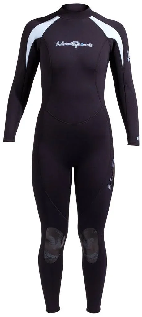 NeoSport XSPAN 3/2mm Women's Jumpsuit - Black/Light Blue 8