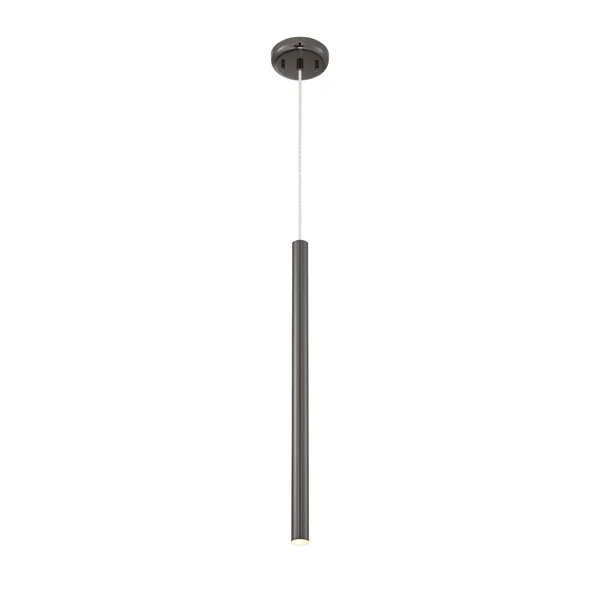 Z-Lite 917MP24-PBL-LED Forest 1 Light Mini Pendant in Pearl Black