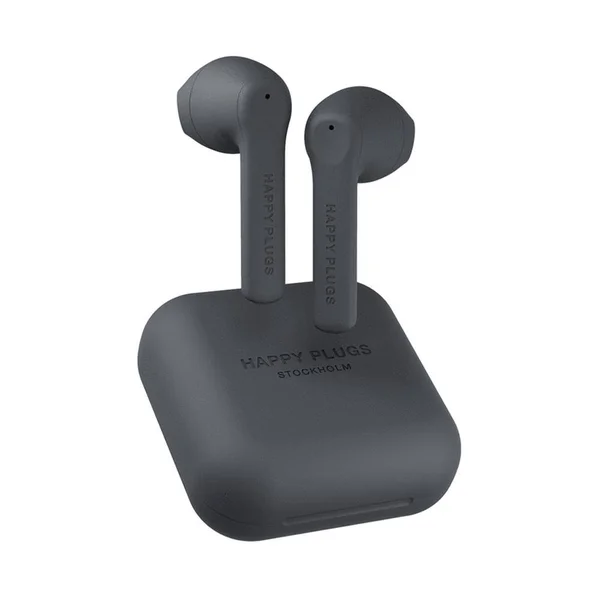 Happy Plugs Air 1 Go True Wireless Headphones - Black