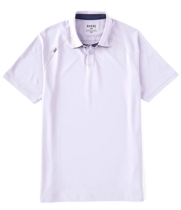 Rhone Delta Pique Polo - Men's Short Sleeve, Mellow Lavender, XX-Large