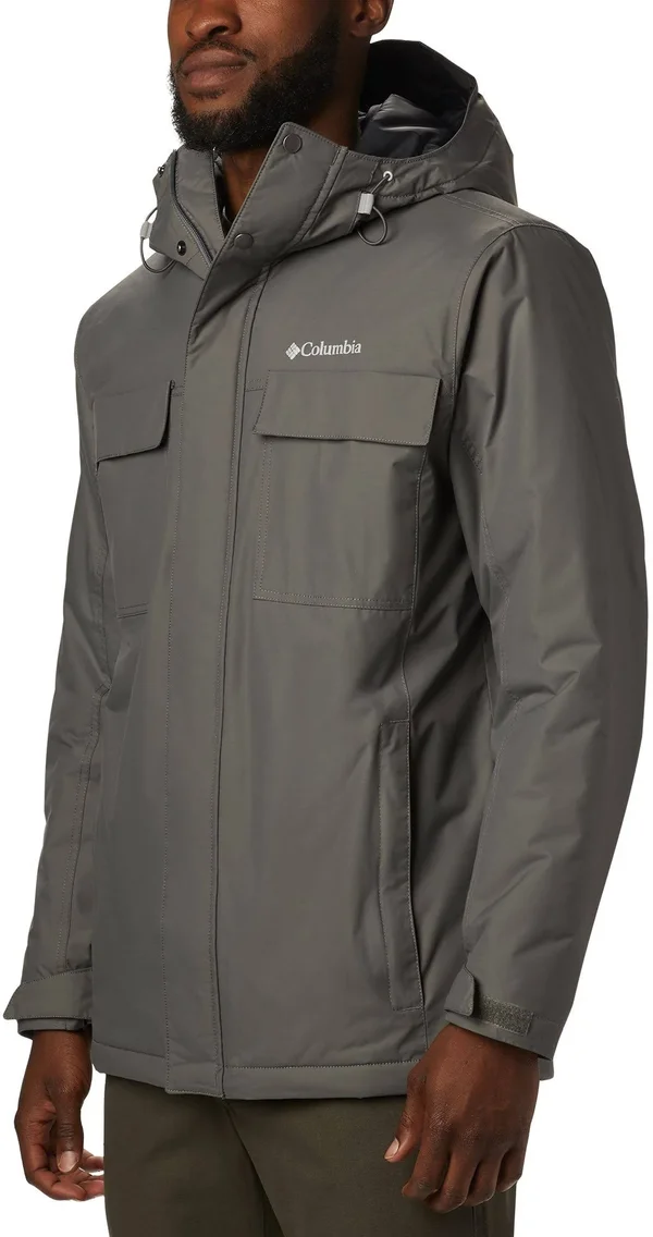 Columbia Men's Ten Falls Jacket, City Grey, Large