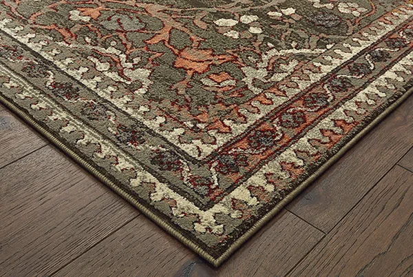 Oriental Weavers Mantra 4929E Grey/ Gold Area Rug 6& 7x22 x 9& 6x22