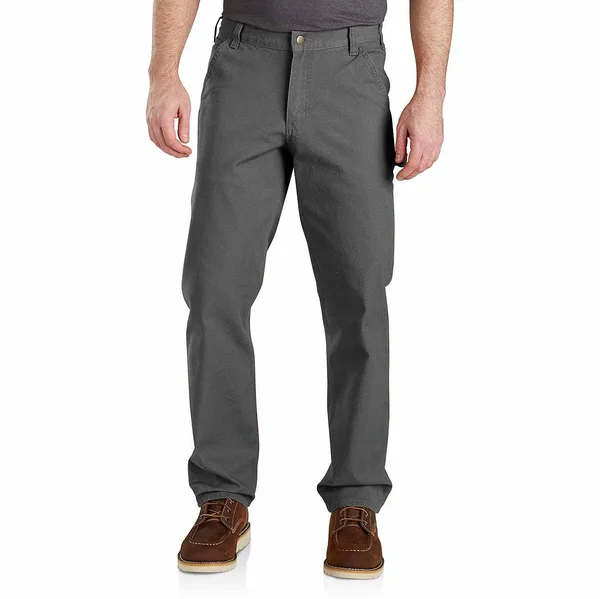 Carhartt Rugged Flex Relaxed Fit Duck Utility Work Pant - Gravel, 29W 32L