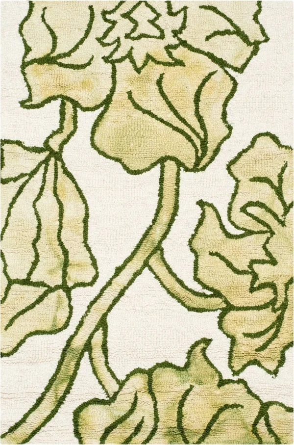 Safavieh Dip Dye DDY683B Ivory - Light Green 7& Square Area Rug