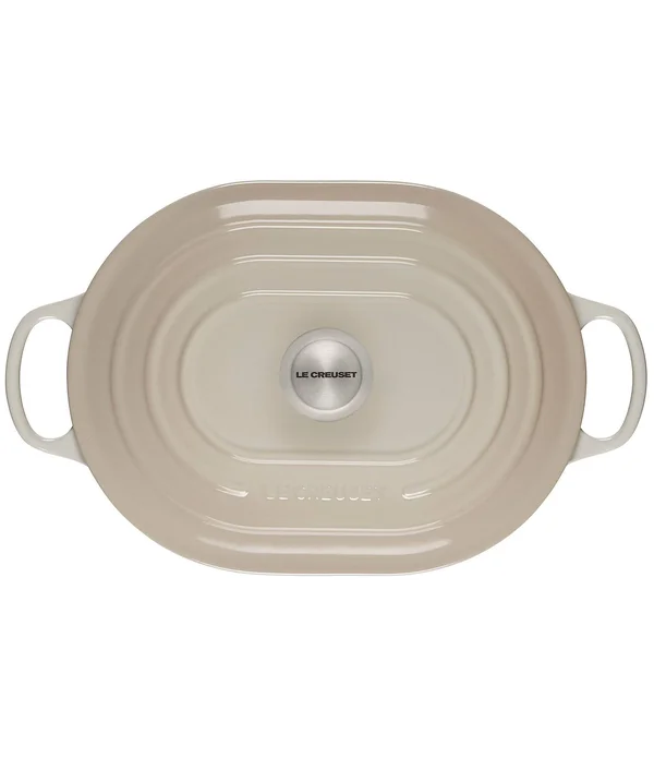 Le Creuset Signature Cast Iron 3.75-Quart Indigo Oval Casserole