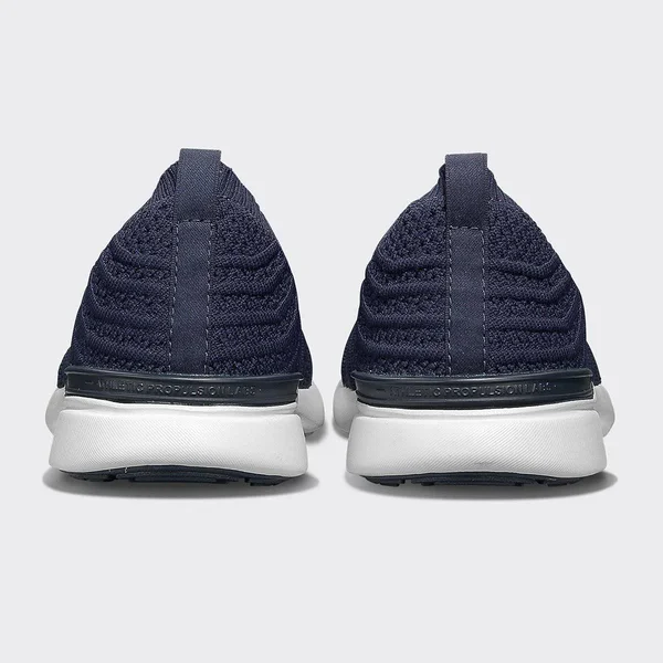 APL Women's Techloom Wave Navy/White Shoes in Size 6.5 - Athletic Propulsion Labs