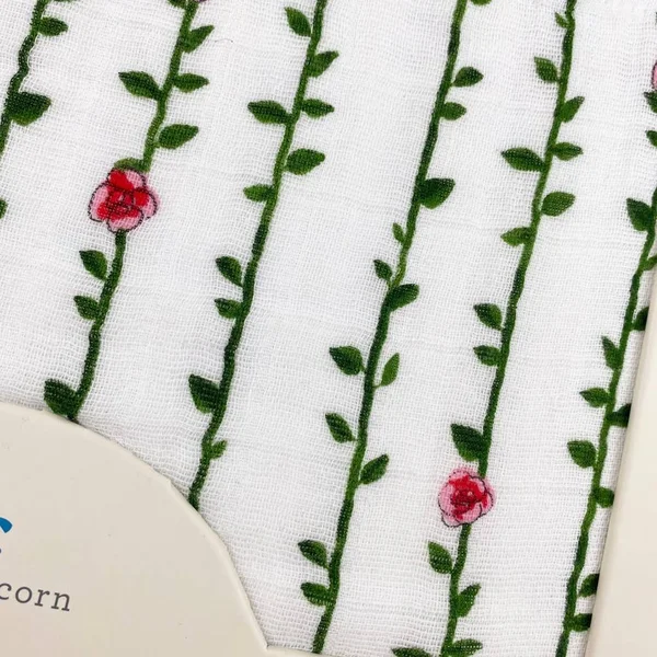 Little Unicorn Cotton Muslin Quilt - Rose Vine